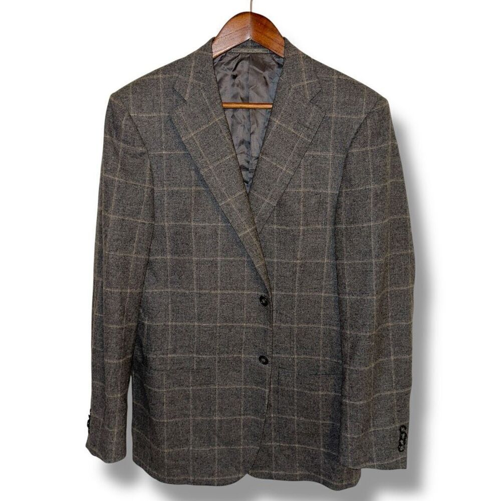 Corneliani Mantua Gray & Pink Cashmere Made in Italy Sport Coat Sz 40R